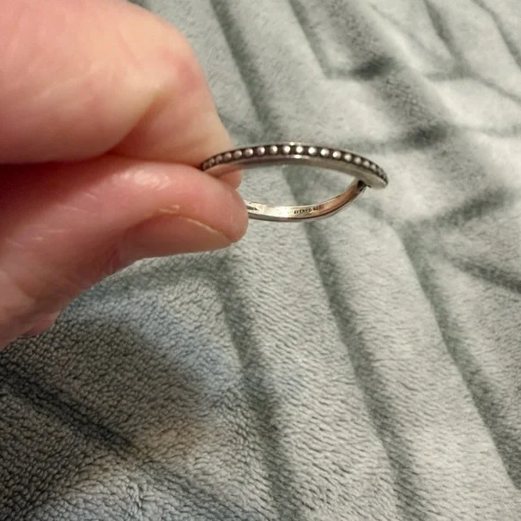 James Avery Chevron Ring Set in Sterling Silver - Picture 3 of 3